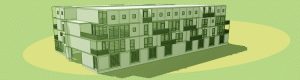 rosa_parks_container_housing_3d_rendering
